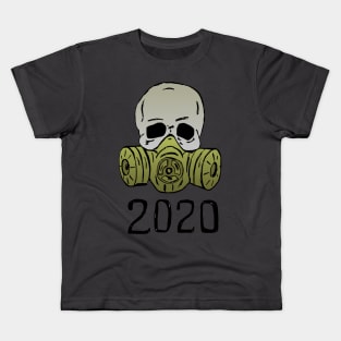 2020 skull mask Kids T-Shirt